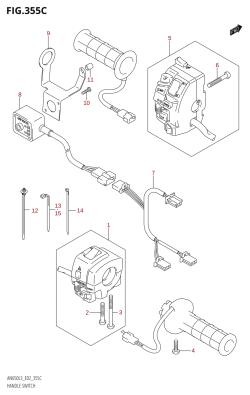 355C - HANDLE SWITCH (AN650Z:L3:E02)