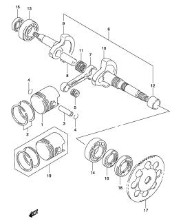 04B - CRANKSHAFT (MODEL AY50 K3 /​ K4)