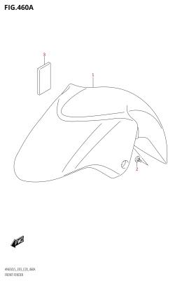 460A - FRONT FENDER