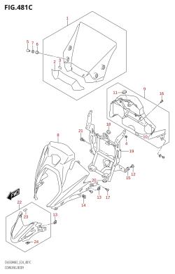 481C - COWLING BODY (DL650XA:M2:E24)