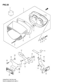 032 - REAR COMBINATION LAMP