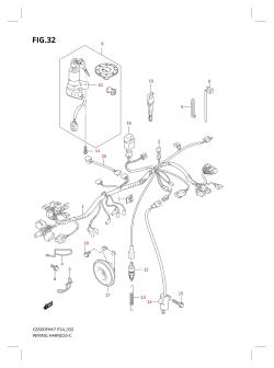 032 - WIRING HARNESS (GS500H)