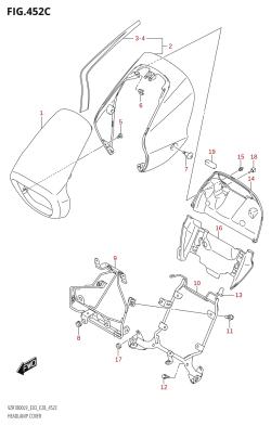 452C - HEADLAMP COVER (VZR1800BZ:L9:E03)