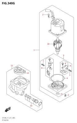 340G - PTT MOTOR (DF140AT:E40)