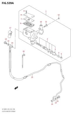 539A - CLUTCH MASTER CYLINDER (K5,K6)
