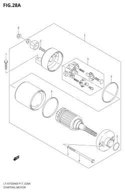 28A - STARTING MOTOR (LT-A750XL0)