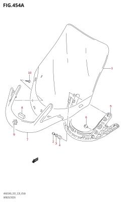 454A - WINDSCREEN (AN650)