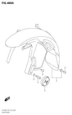 460A - FRONT FENDER