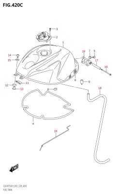 420C - FUEL TANK (GSX-R750:L9:E33)