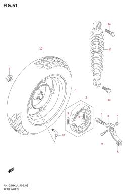 051 - REAR WHEEL