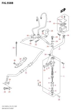 558B - REAR MASTER CYLINDER (GSX-S1000FA:L6:E28)