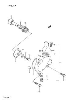 017 - WATER PUMP (MODEL H /​ J /​ K /​ L /​ M /​ N)
