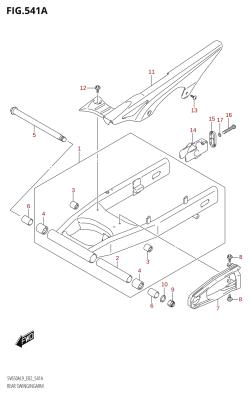 541A - REAR SWINGINGARM