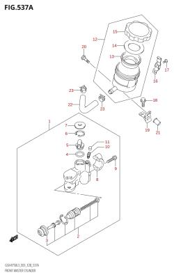 537A - FRONT MASTER CYLINDER