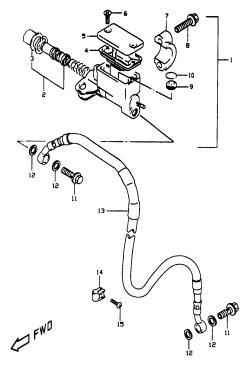 47A - FRONT MASTER CYLINDER (E24)
