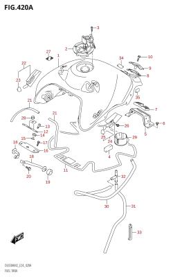420A - FUEL TANK (DL650A:M2:E24)
