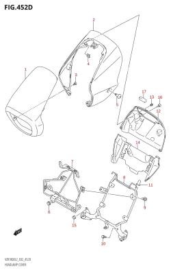 452D - HEADLAMP COVER (VZR1800:L2:E51)