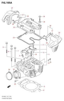 105A - CYLINDER HEAD (REAR)