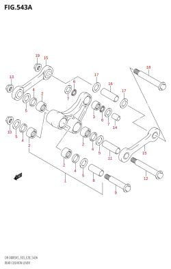 543A - REAR CUSHION LEVER