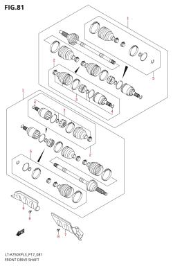 081 - FRONT DRIVE SHAFT