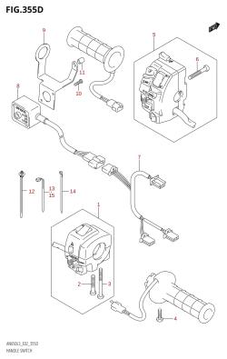 355D - HANDLE SWITCH (AN650Z:L3:E19)