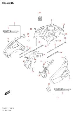 423A - FUEL TANK COVER (DL1000A3)