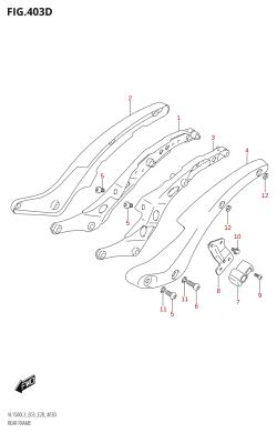 403D - REAR FRAME (VL1500B:L3:E03)