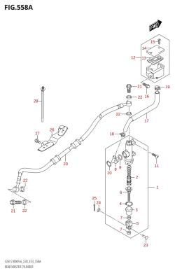 558A - REAR MASTER CYLINDER (GSX-S1000F:L6:E33)