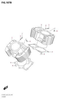 107B - CYLINDER (VL1500:L3:E28)