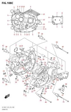108C - CRANKCASE (VL1500B:L7:E33)