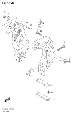 335D - CLAMP BRACKET (DF115AZ:E11)