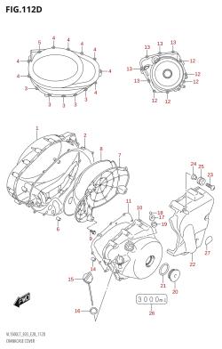 112D - CRANKCASE COVER (VL1500BT:L7:E28)