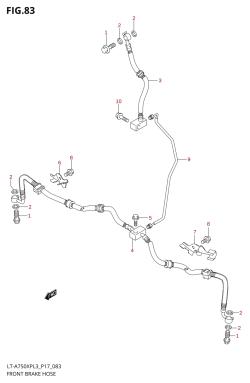 083 - FRONT BRAKE HOSE
