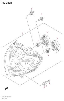 333B - HEADLAMP ((Y,K1):E24)
