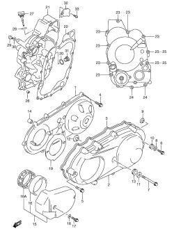 005 - CRANKCASE COVER (MODEL W /​ X /​ Y)