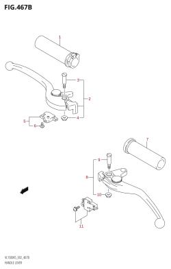 467B - HANDLE LEVER (K7,K8,K9)