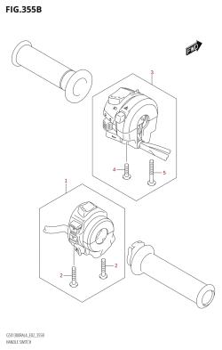 355B - HANDLE SWITCH (GSX1300RA:L4:E19)