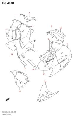 483B - UNDER COWLING (Y)