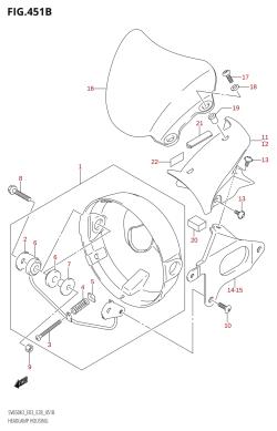 451B - HEADLAMP HOUSING (SV650:(K5,K6))