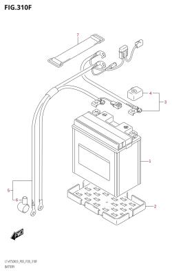 310F - BATTERY (LT-A750XP:L9:P33)