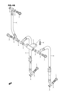 048 - FRONT BRAKE HOSE (MODEL N /​ P)