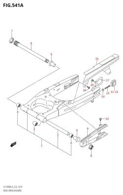 541A - REAR SWINGINGARM