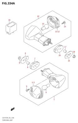 334A - TURNSIGNAL LAMP (Y,K1)