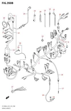350B - WIRING HARNESS (DL1000A:L4:E28)