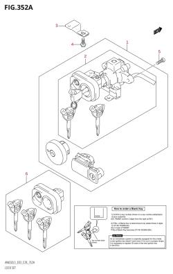 352A - LOCK SET (AN650:L3:E03)