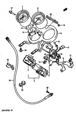 026 - SPEEDOMETER (MODEL J /​ K)