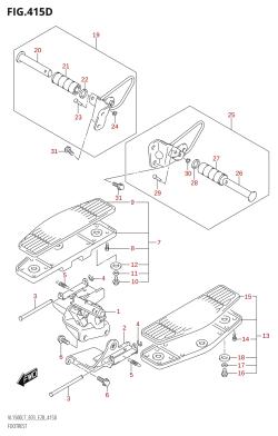 415D - FOOTREST (VL1500BT:L7:E28)