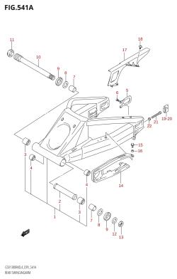 541A - REAR SWINGINGARM