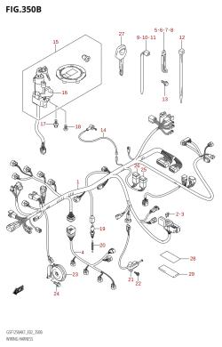 350B - WIRING HARNESS (GSF1250)