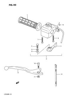 050 - BRAKE LEVER (MODEL F /​ G)